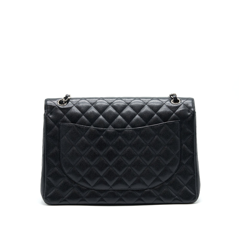 Chanel Maxi Flap Bag Caviar  Black SHW