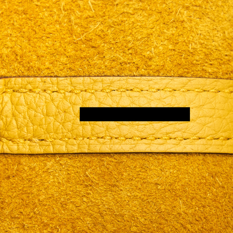 Hermes picotin 18 Lock Bag 9D Jaune Ambr GHW Stamp Y