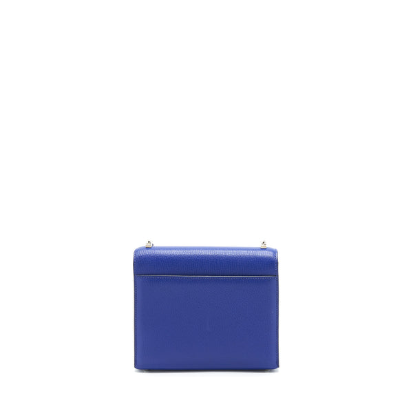 Hermes Mini Verrou Bag Chevre Mysore 7T Bleu Electric SHW Stamp C