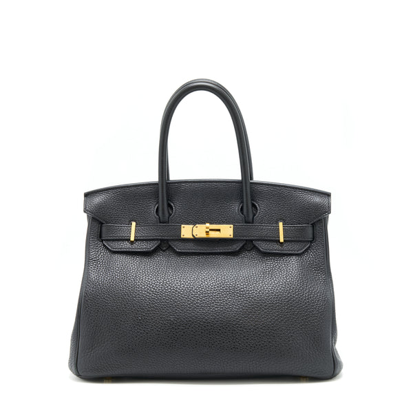 Hermes Birkin 30 Black GHW stamp A