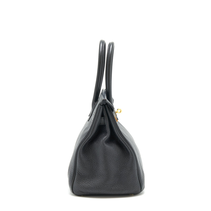 Hermes Birkin 30 Black GHW stamp A