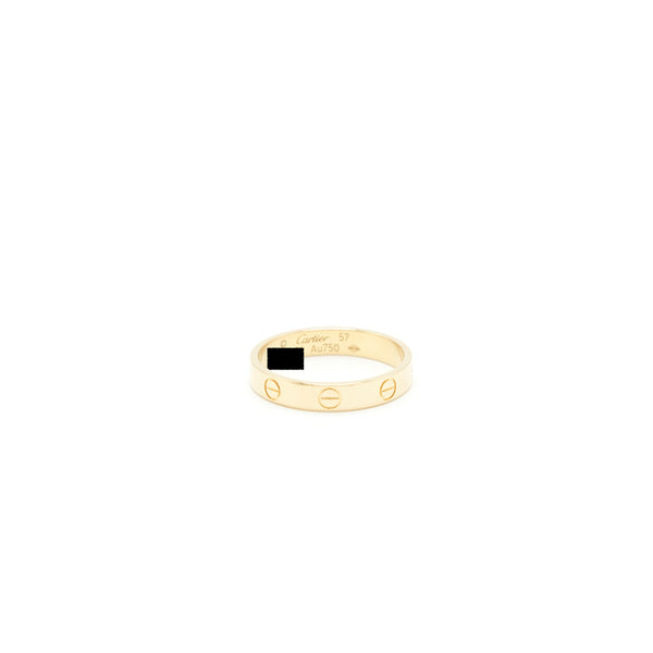 Cartier Size 57 Love Wedding Band Yellow Gold