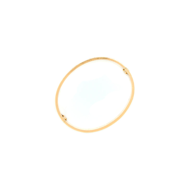 Cartier Size 17 Love Bracelet Yellow Gold