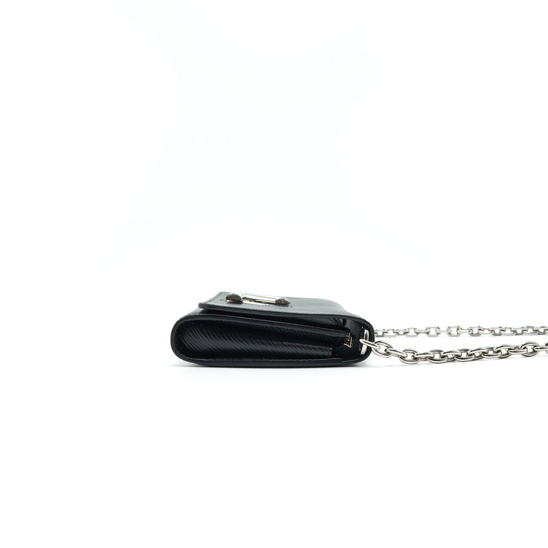 Louis Vuitton Twist Wallet on Chain black SHW epi leather