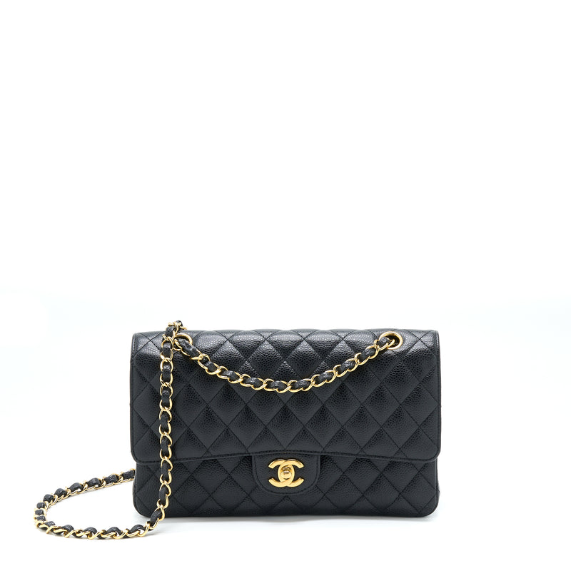 Chanel Medium Classic Double Flap Caviar Black GHW