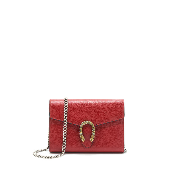 Gucci Dionysus Chain Wallet Red