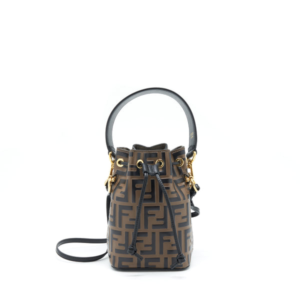 Fendi mon tresor on sale mini leather bucket bag