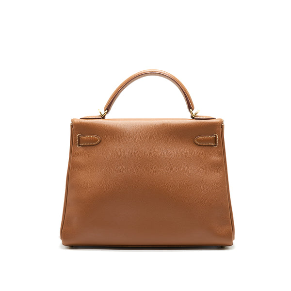 HERMES KELLY 32 GOLD EPSOM GHW