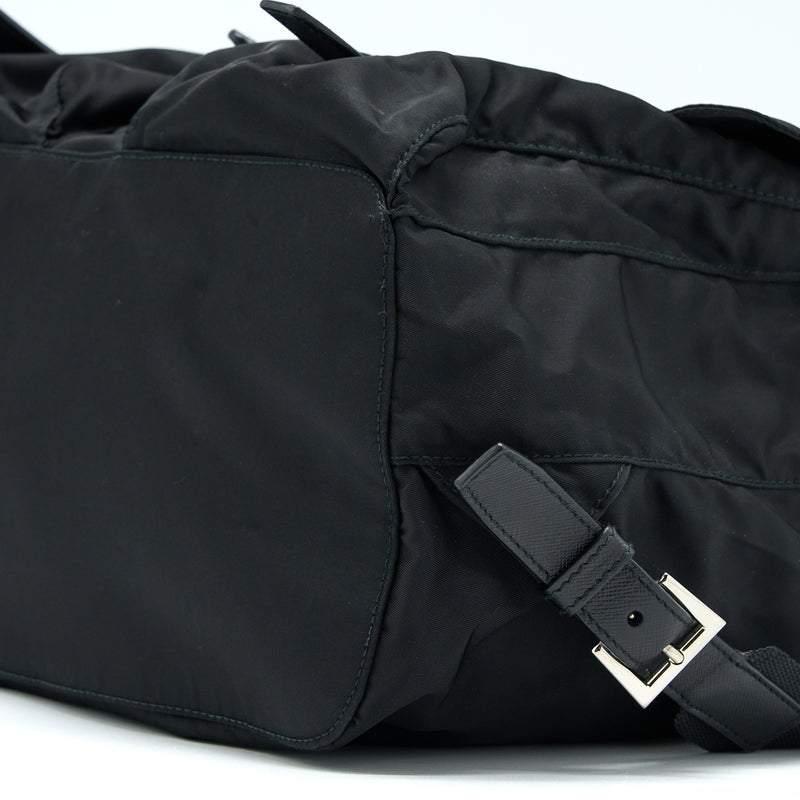 Prada Re-Nylon Backpack Black SHW
