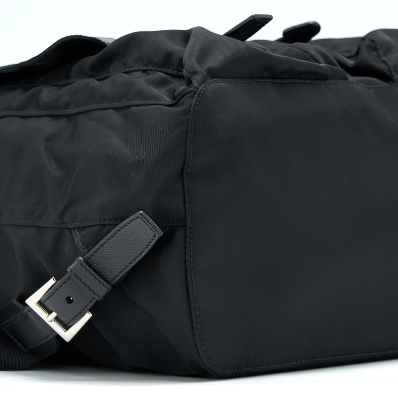 Prada Re-Nylon Backpack Black SHW