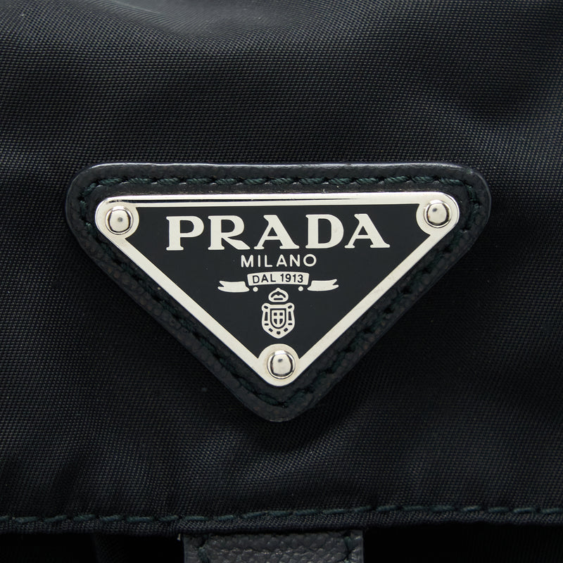 Prada Re-Nylon Backpack Black SHW