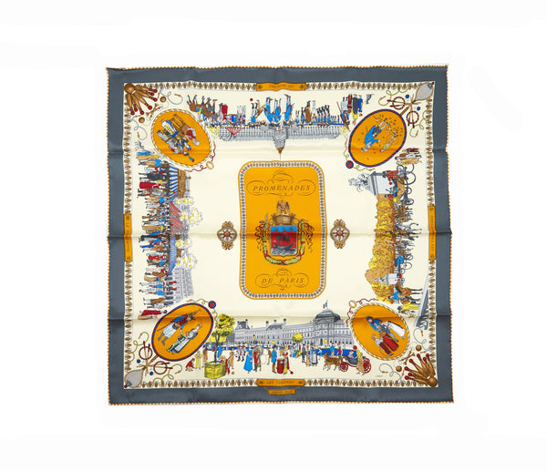 Hermes 70cm Silk Scarf Le Palais- Royal