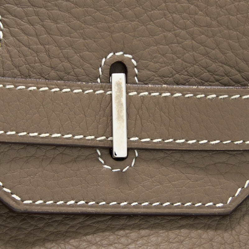 Hermes Birkin 35 Togo Etoupe SHW Stamp Square J