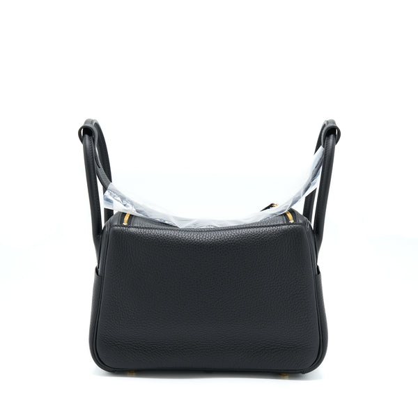 Hermes Lindy 26 Clemence Black GHW Stamp U