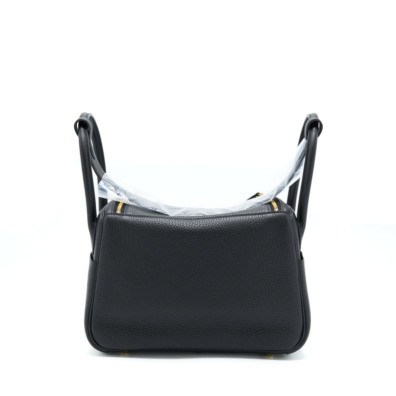 Hermes Lindy 26 Clemence Black GHW Stamp U