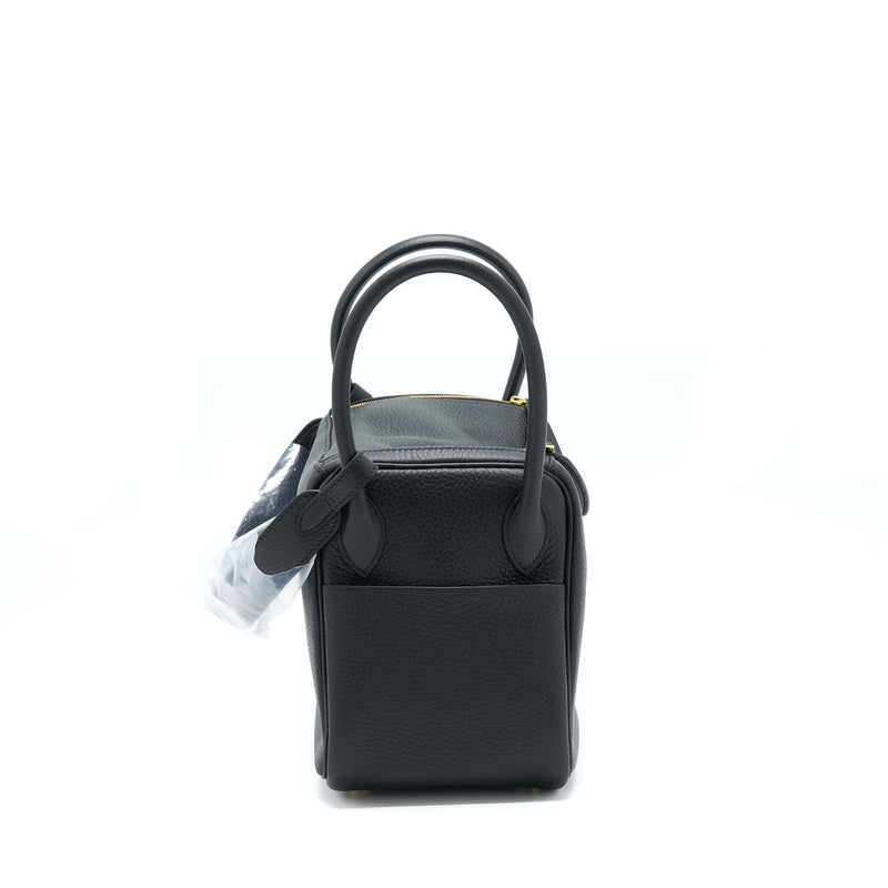 Hermes Lindy 26 Clemence Black GHW Stamp U