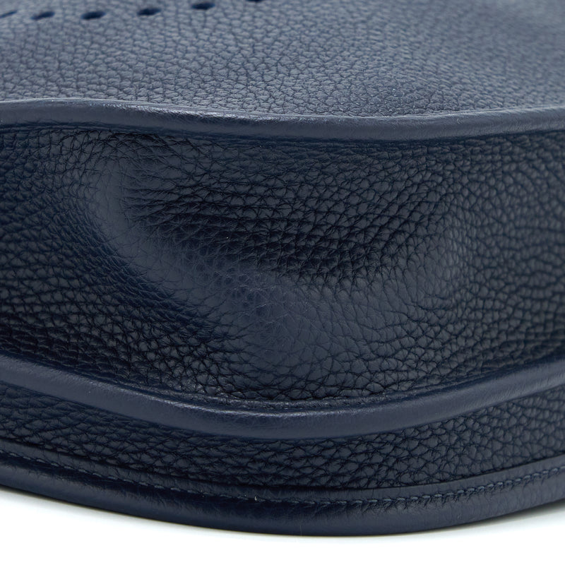 Hermes Evelyne 29 Clemence Blue Nuit SHW Stamp C