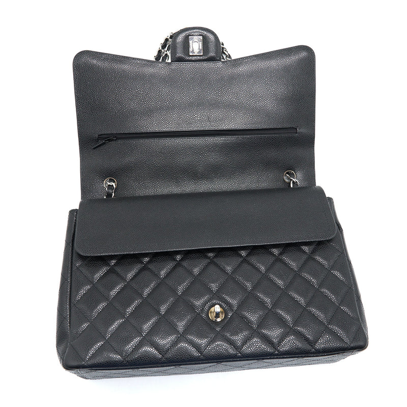 Chanel Maxi Flap Bag Caviar  Black SHW