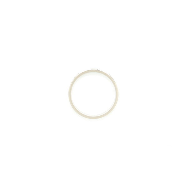Cartier size 58 love wedding band white gold
