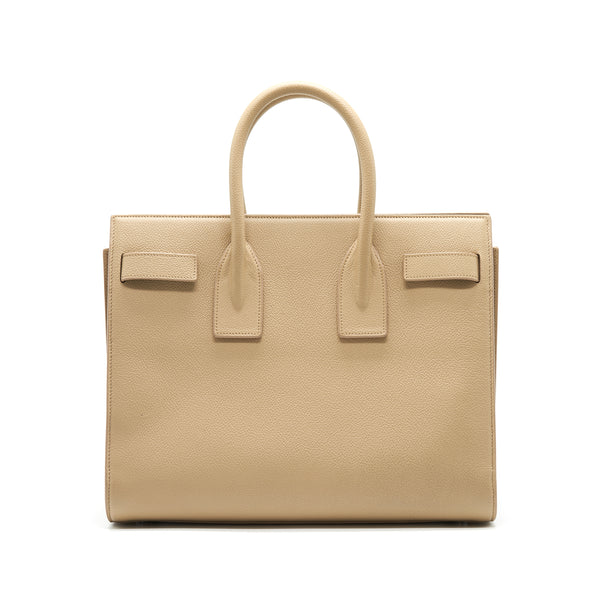 Saint Laurent Sac De Jour Tote Bag Beige SHW