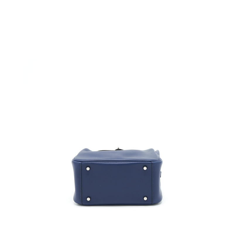 Hermes mini Lindy Swift Navy/Bleu Frida SHW stamp Z