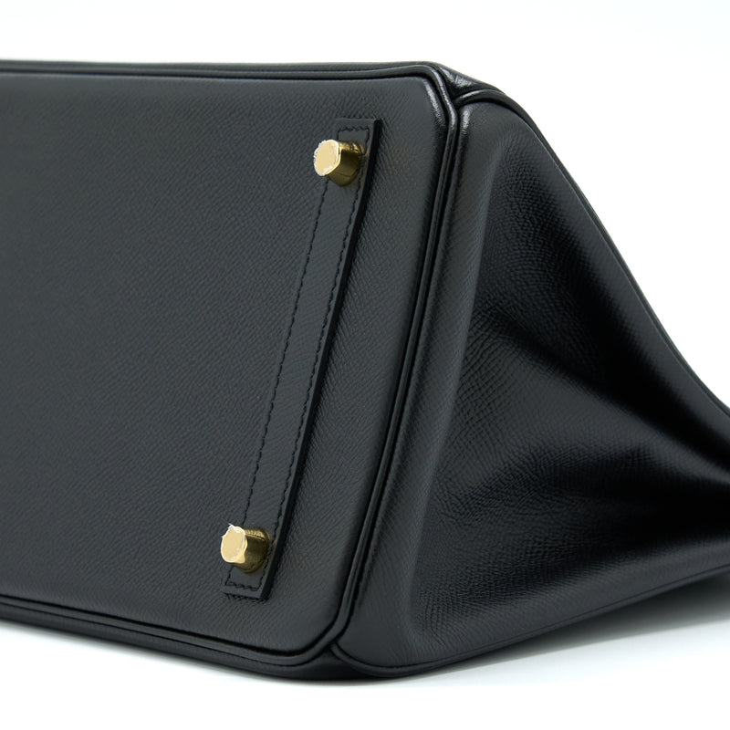 Hermes Birkin 30 Epsom Black GHW Stamp A