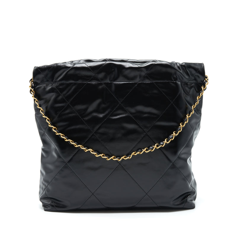 Chanel small 22 Bag black with GHW (microchip)