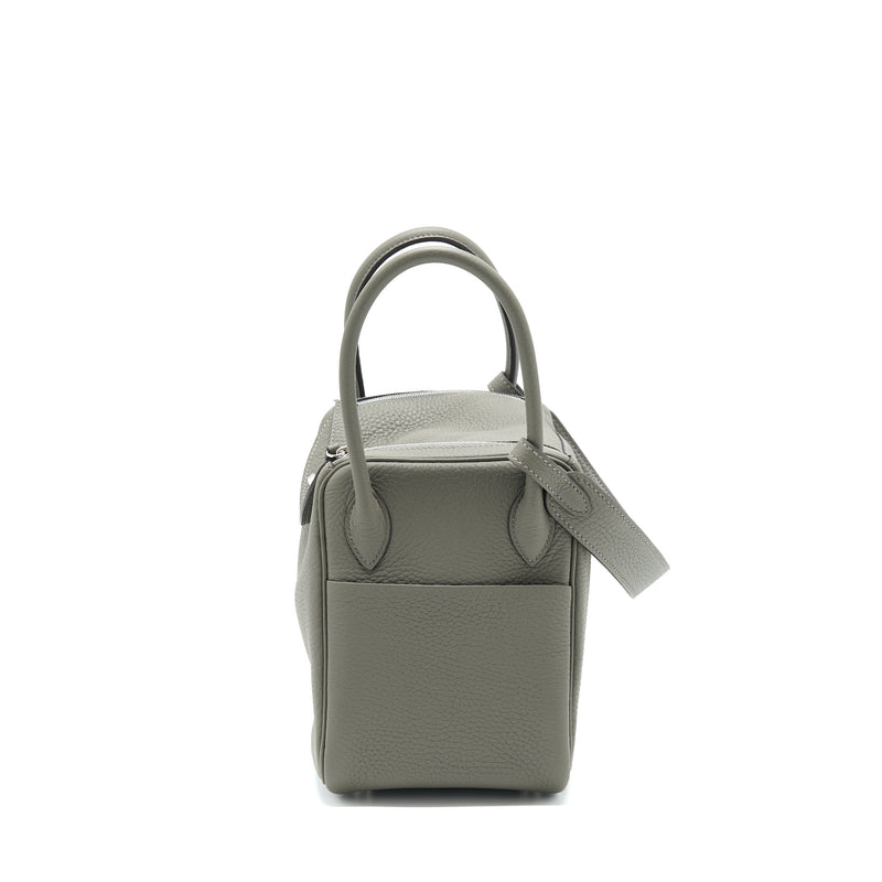 Hermes Lindy 26 Clemence 0L Gris Meyer SHW Stamp U