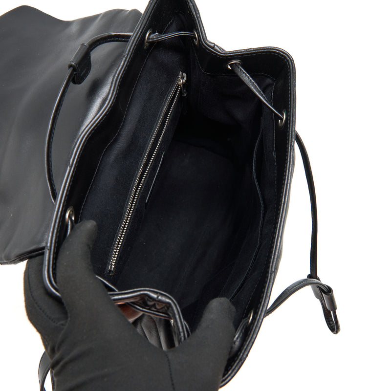 Saint Laurent Medium Loulou Backpack Black Y Matelass