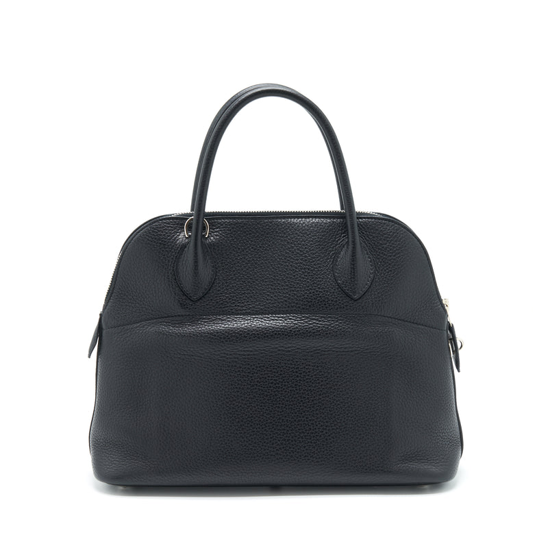 Hermes bolide 31 clemence leather black with SHW stamp T
