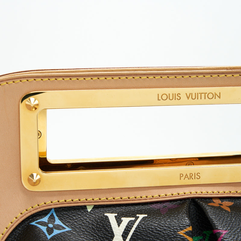 LOUIS VUITTON JUDY GM BLACK MONOGRAM CANVAS MULTICOLOUR