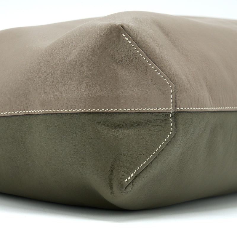 Hermes Double Sense Bag Dark Etoupe/Multicolour Stamp Square Q