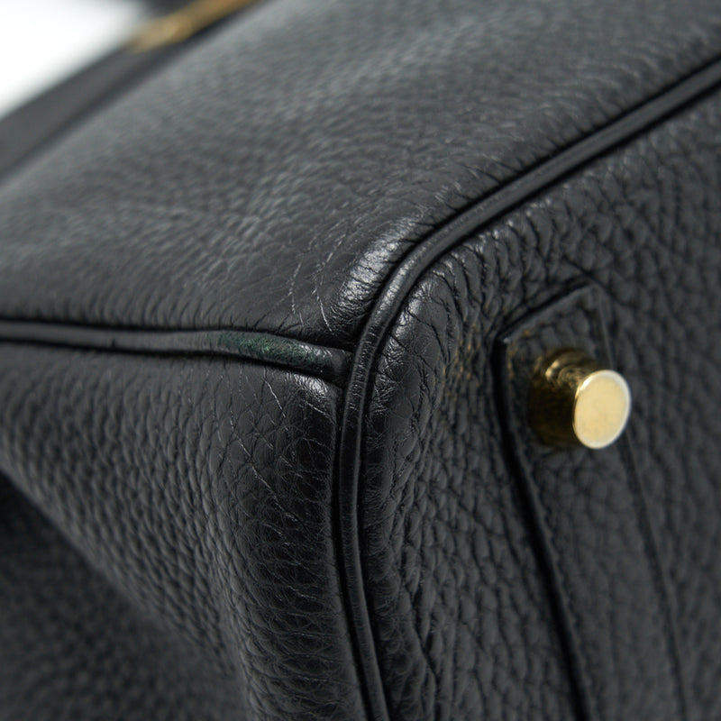 Hermes Birkin 30 Black GHW stamp A