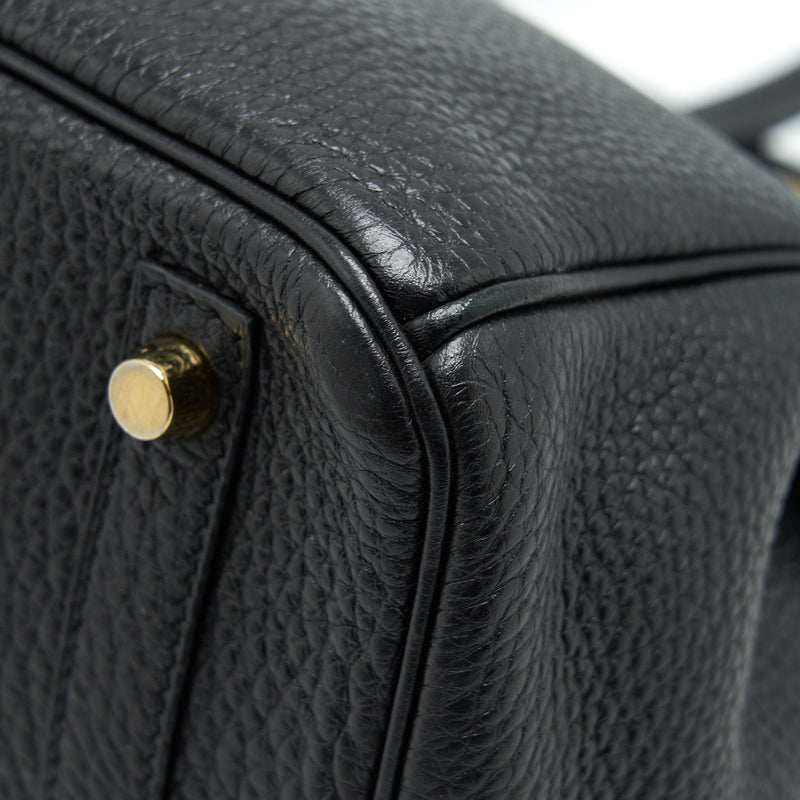 Hermes Birkin 30 Black GHW stamp A