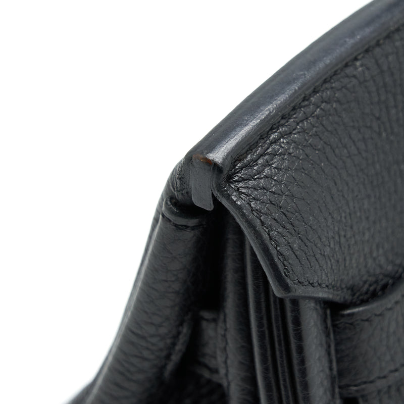 Hermes Birkin 30 Black GHW stamp A