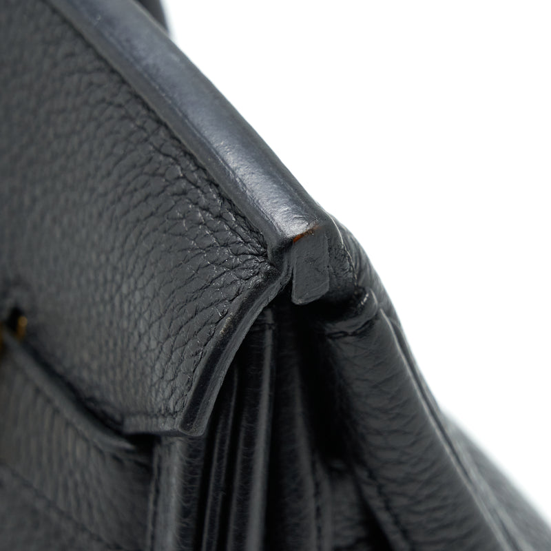 Hermes Birkin 30 Black GHW stamp A
