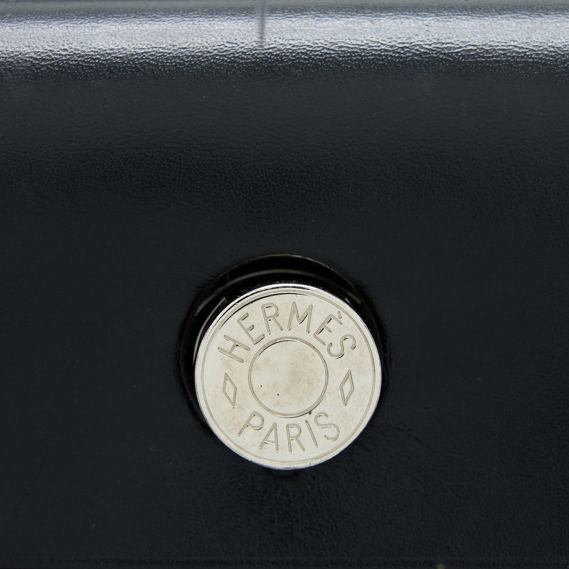 Hermes Herbag Zip 31 Canvas/Leather Black SHW Stamp A