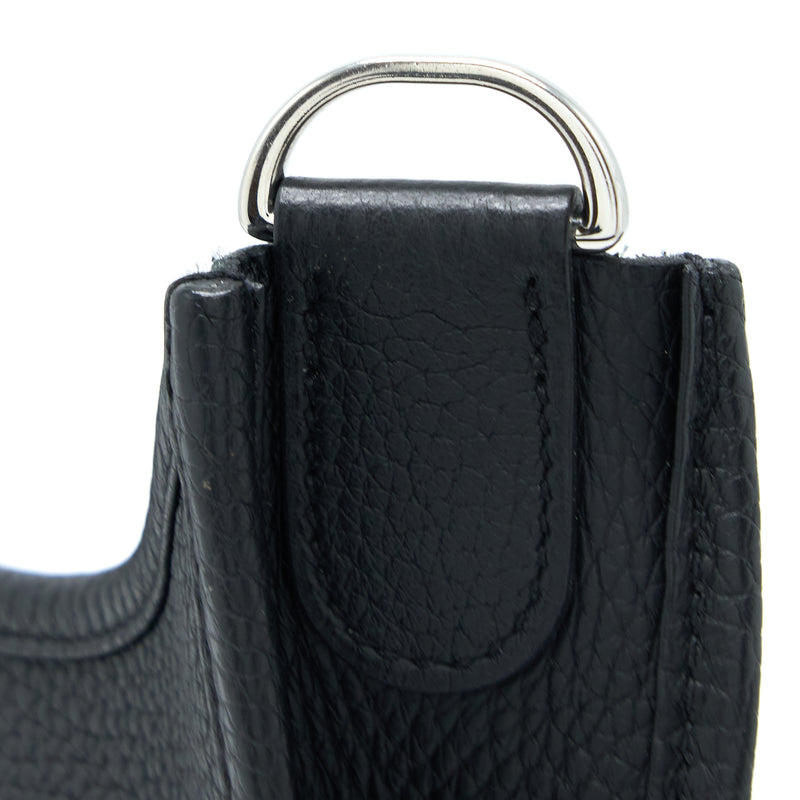 Hermes Evelyne 29 Clemence Black SHW Stamp X