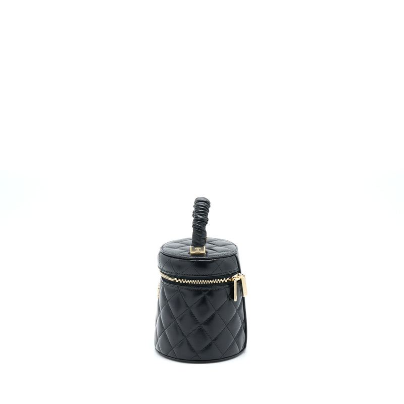 Chanel 22S Top Handle Vanity Lambskin Black LGHW