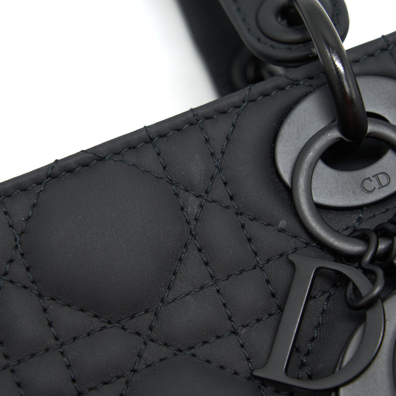 Dior Small lady Dior so black tote bag