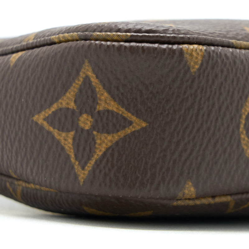 Louis Vuitton Mini Pochette Monogram Canvas GHW