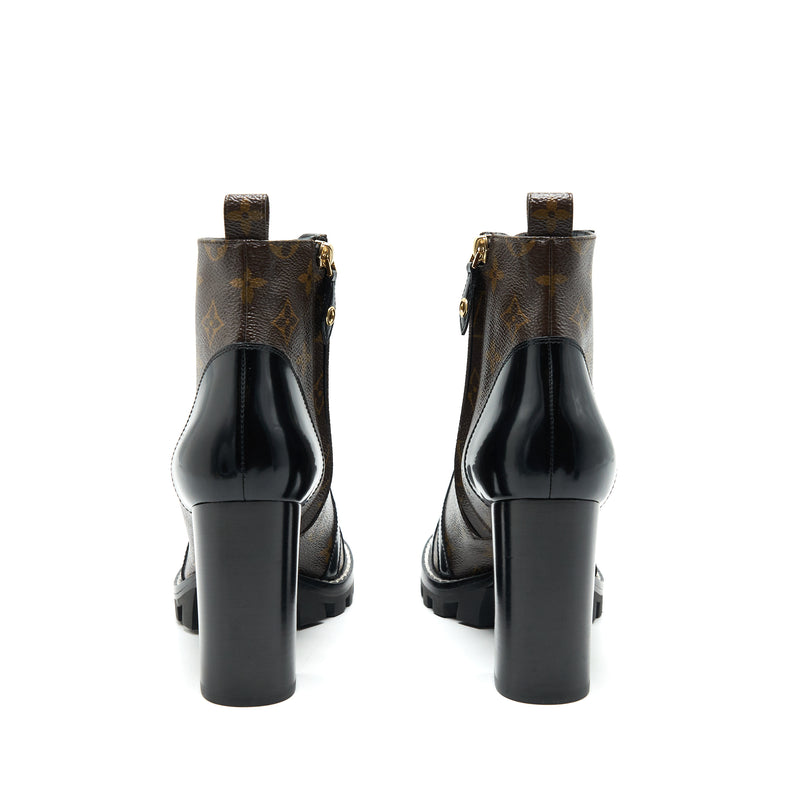 Louis Vuitton Size 40 10 Black Leather Patent Toe Maureen Pumps Heels New  In Box  eBay