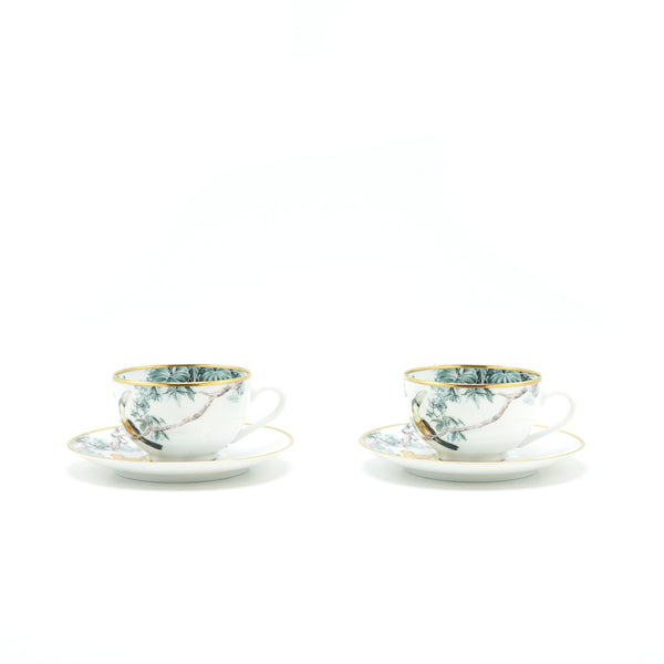 Hermes carnet d'equateur tea cup and saucer