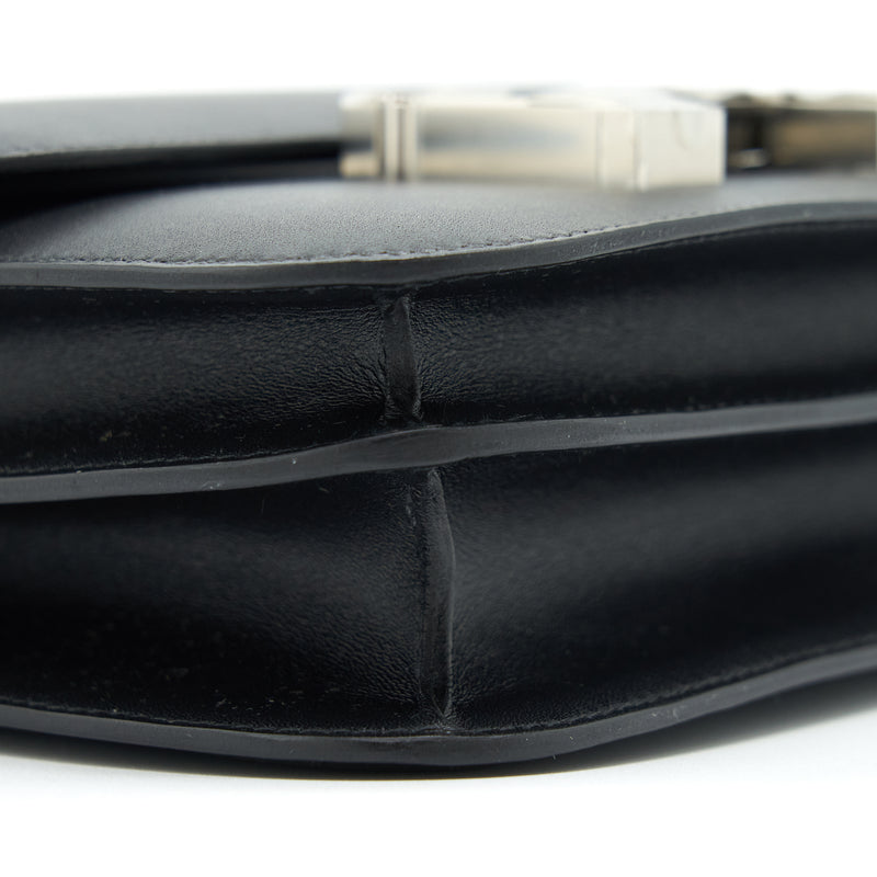 Hermes mini constance studio disco limited monsieur leather black with SHW stamp Z