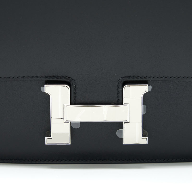 Hermes mini constance studio disco limited monsieur leather black with SHW stamp Z