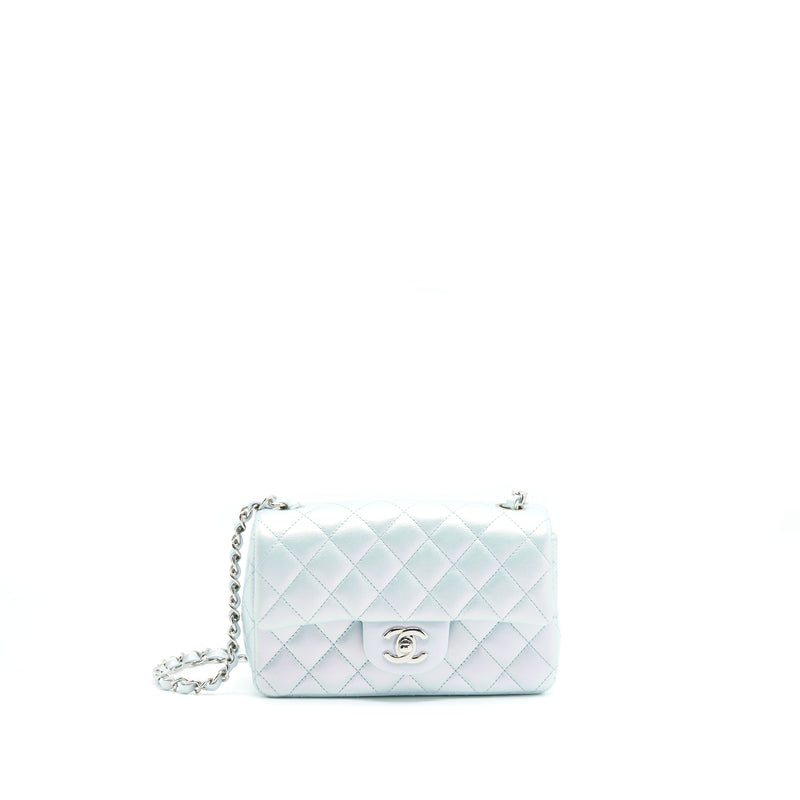 Chanel 22S Purple Quilted Caviar Micro Mini Flap India