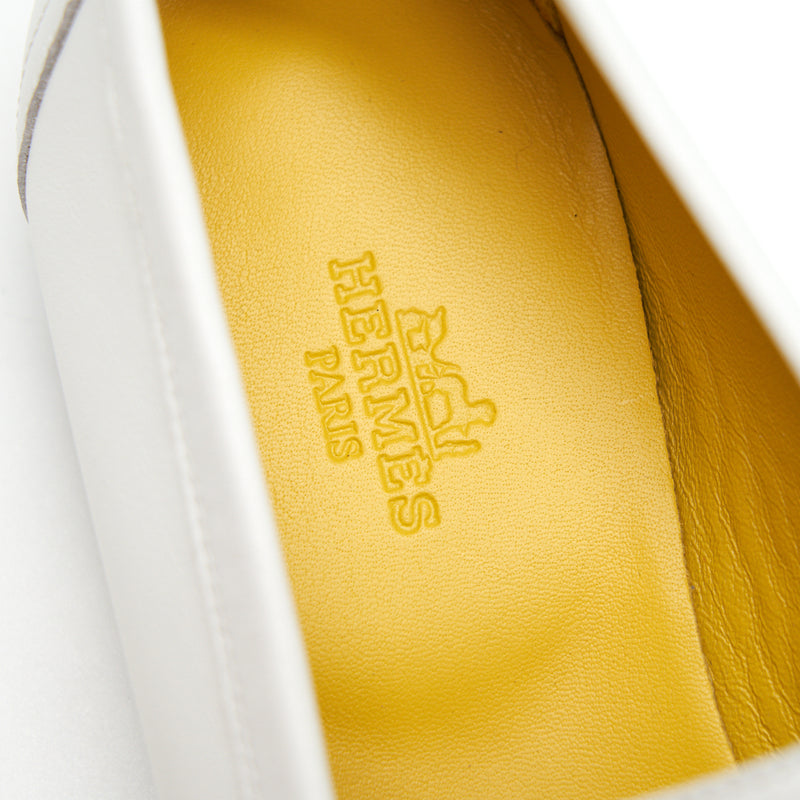 HERMES ROYAL LOAFER BLANC SIZE 37