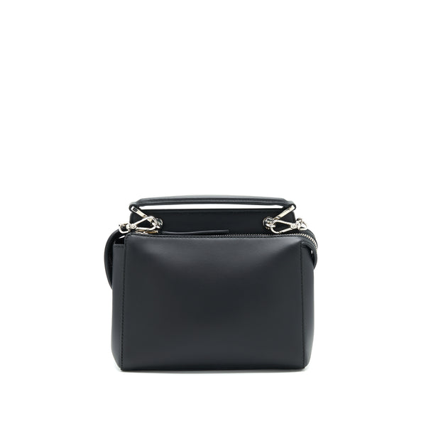 Fendi Dotcom Shoulder Bag Black with Stitch Details