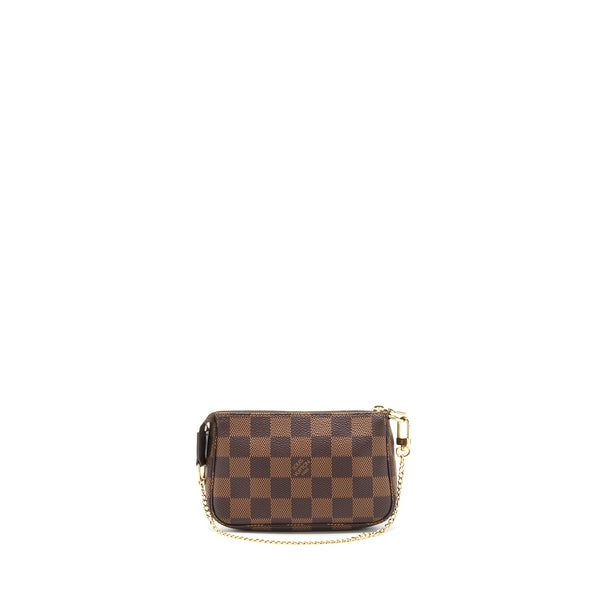 Louis Vuitton Mini Pochette Accessory Damier Ebene GHW