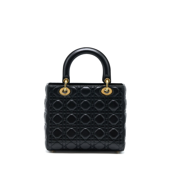 Dior Medium Lady Dior Lambskin Black GHW